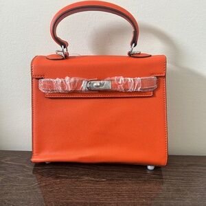 Little satchel orange bag